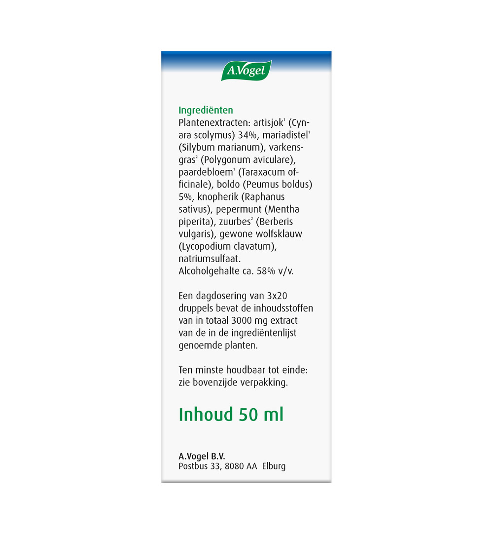 A.Vogel Boldocynara druppels (50 ml)