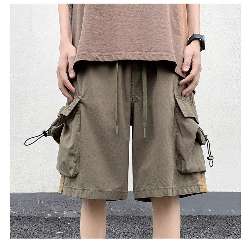 DuckleBeam - Cargoshorts met trekkoord in twee kleuren