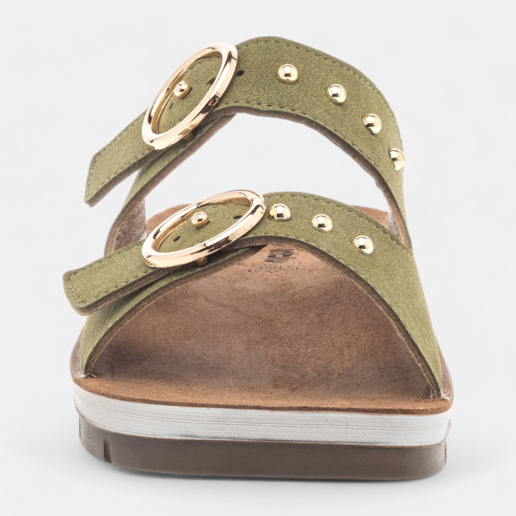 Mules Femme kaki