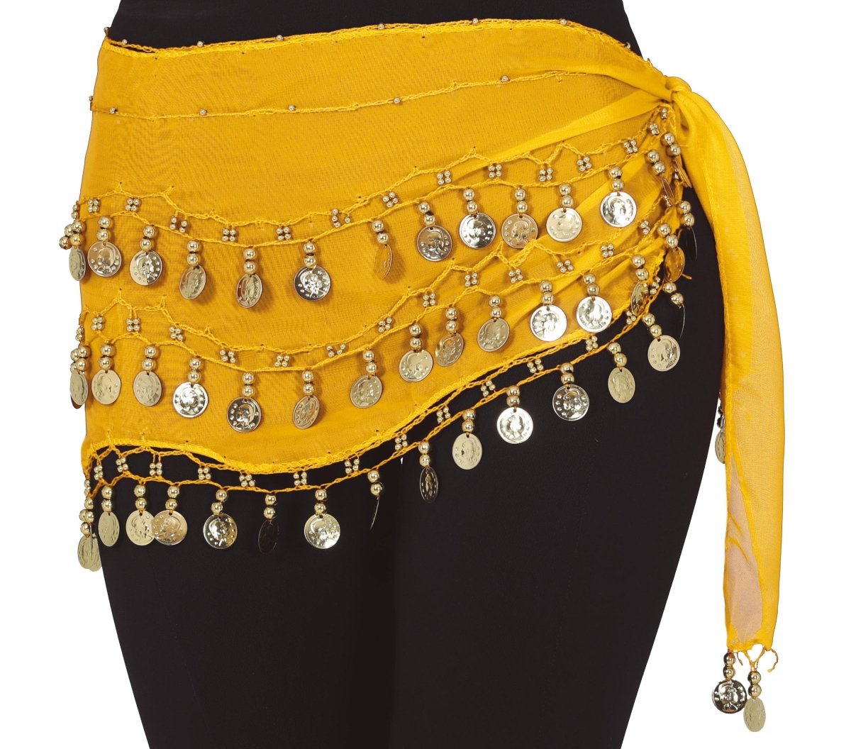 Gele Rok Buikdanseres 1,35m