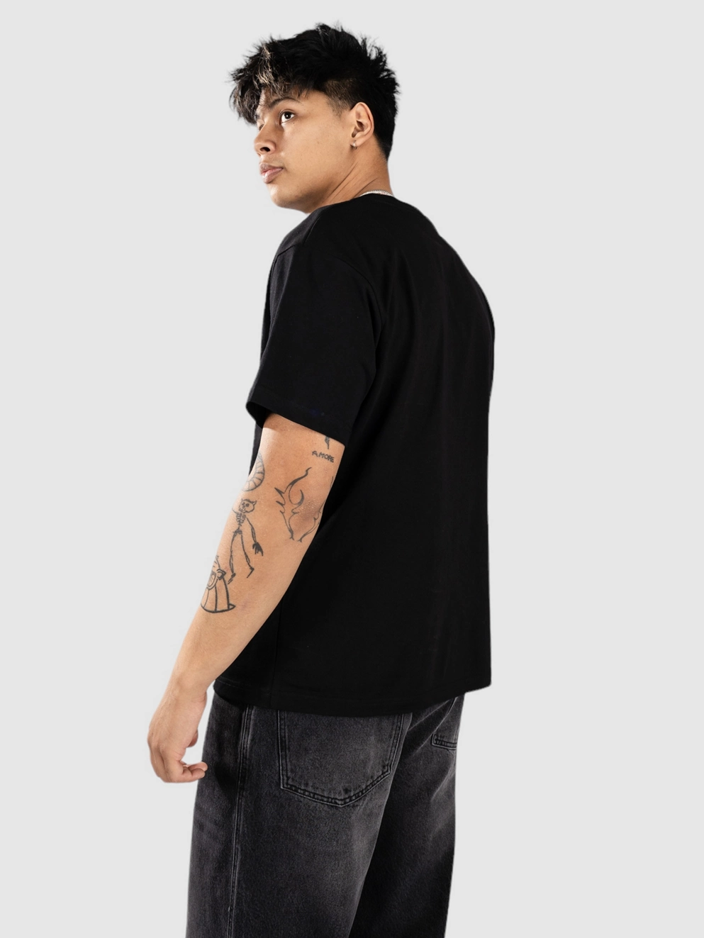 Pass Port Antler T-Shirt black