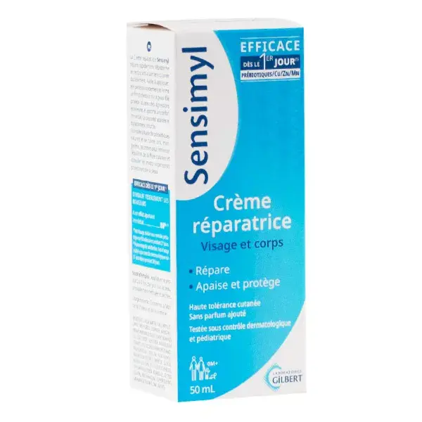 Creme Reparador Sensimyl com Cobre, Zinco e Manganês 50ml