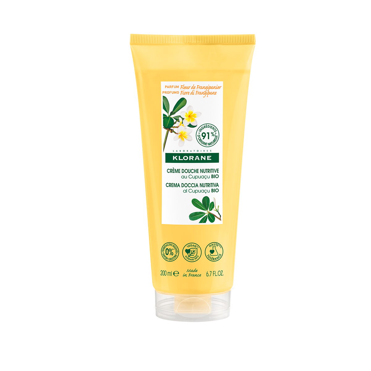 Klorane Duschcreme Frangipanblüte<br>200 ml, (neu)