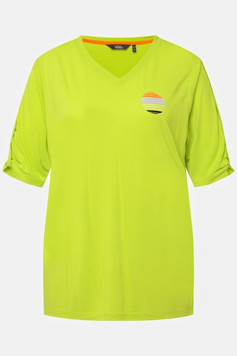 T-Shirt, V-Ausschnitt, Halbarm, antibakteriell