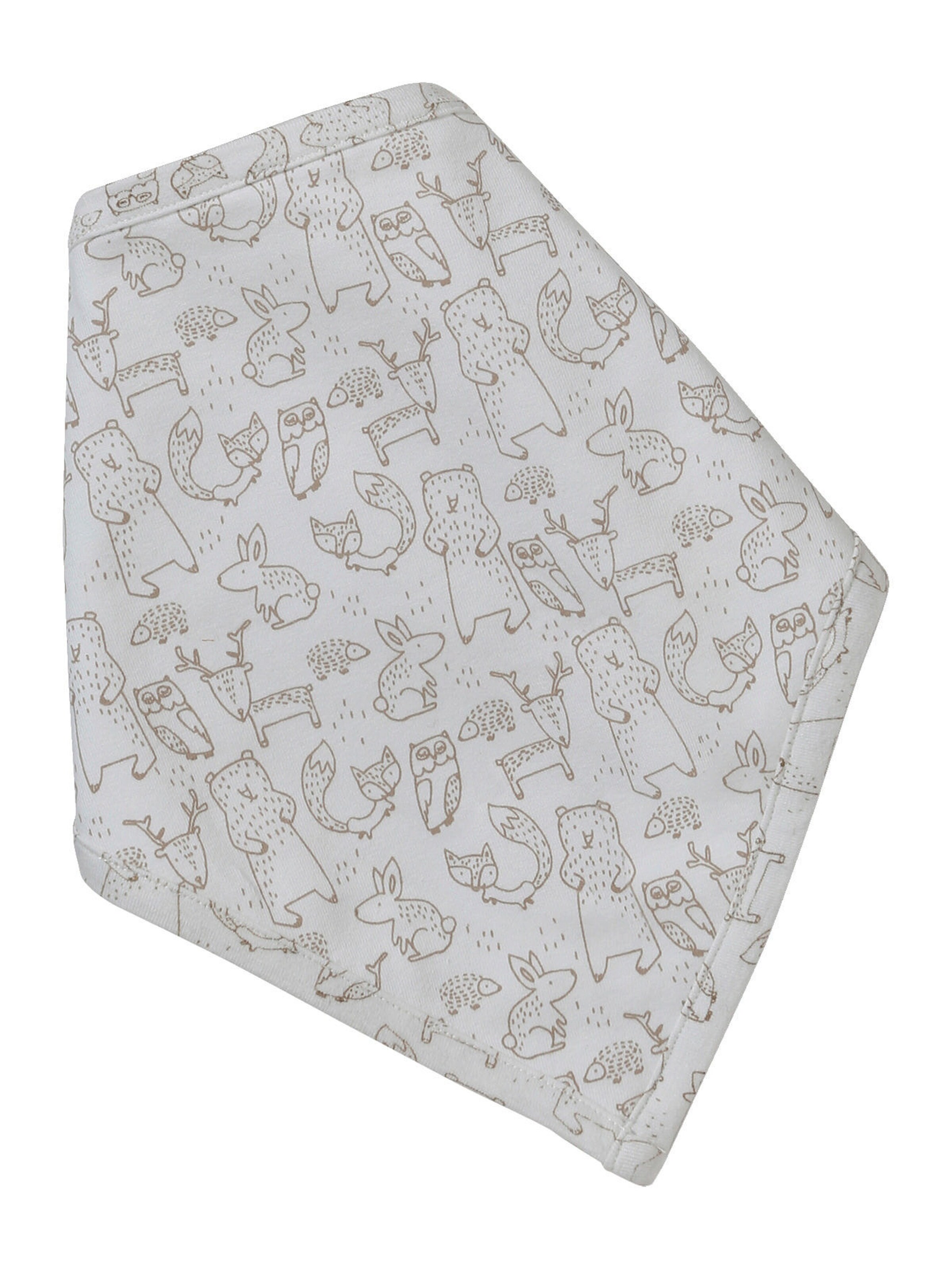 Vertbaudet Baby-Set aus Jersey: Mütze, Fäustlinge & Halstuch in Beutel taupe