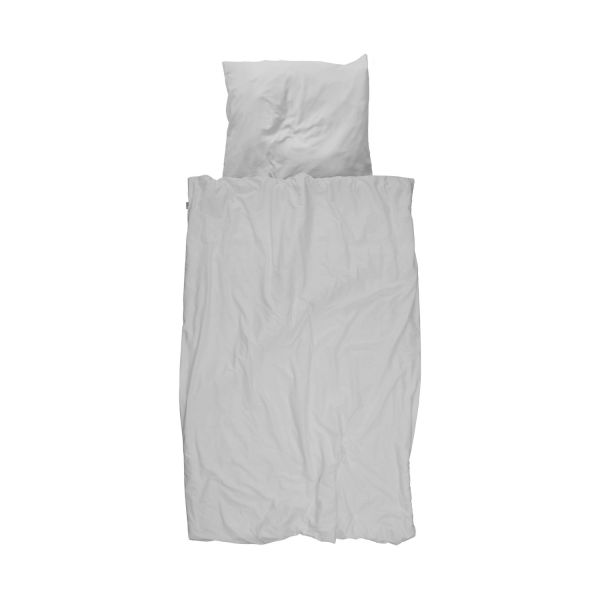 Snurk Uni Dekbedovertrek Grey 140 x 200/220 cm