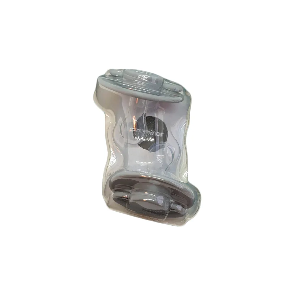 Mininor silikonesut 6 mdr , grå - 2 stk