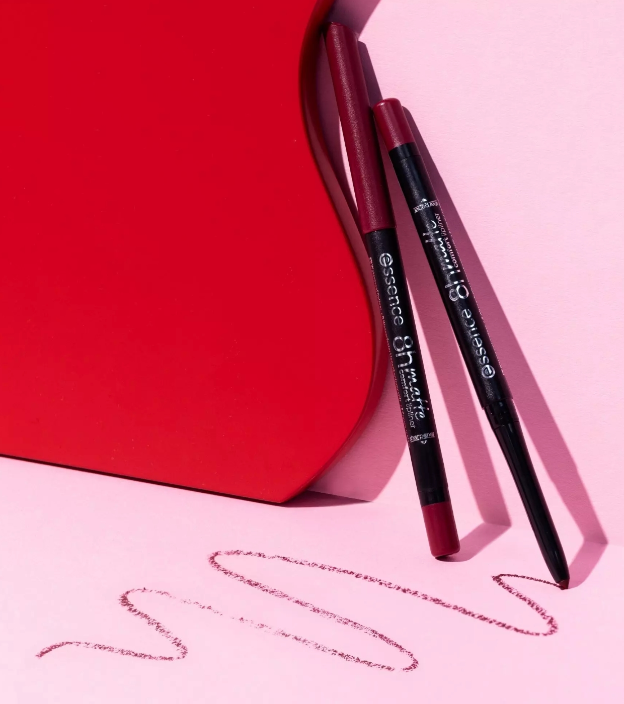 essence - delineador de lábios 8h Matte comfort - 19: Burgundy Bestie