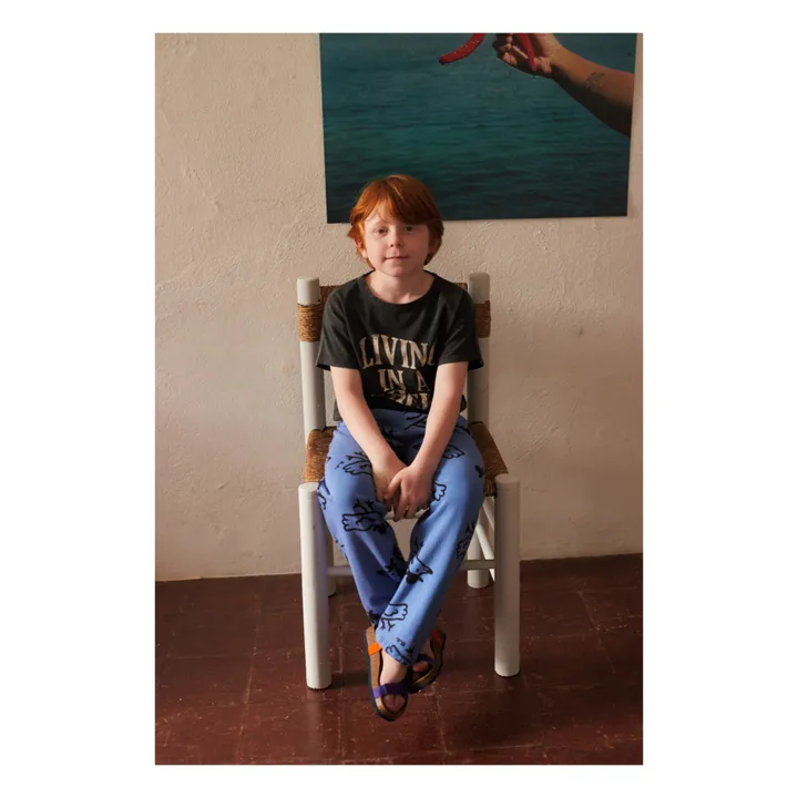 Bobo Choses T-Shirt Coton Bio Living In A Shell | Noir