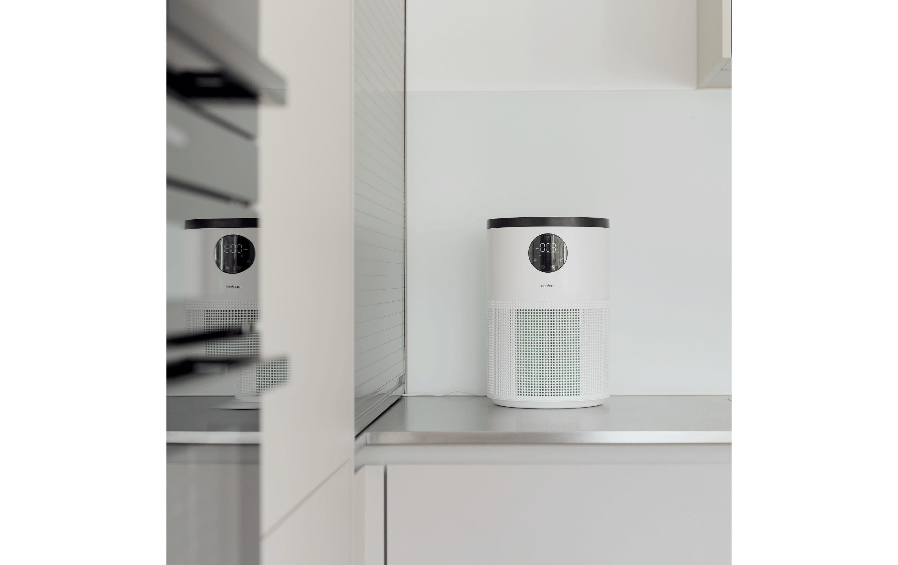 Luftreiniger ecoQ CleanAir 300+ 50 m²<br>Luftreiniger für das Schlafzimmer: leise, filtert Allergene, ozonfrei