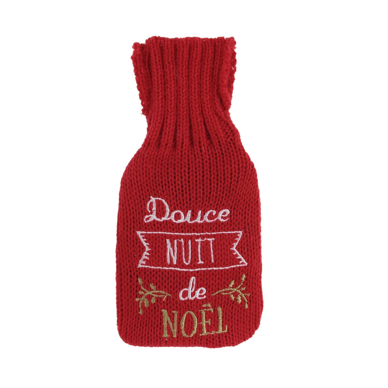 CHAUFFERETTE POCHE POMPON NOEL