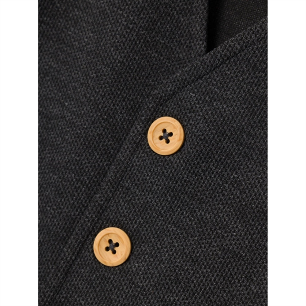 Dark Grey Melange Robino Vest - Name It