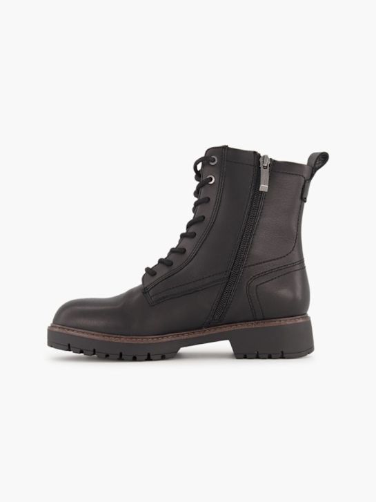 Tamaris Schnür-Stiefelette Schwarz