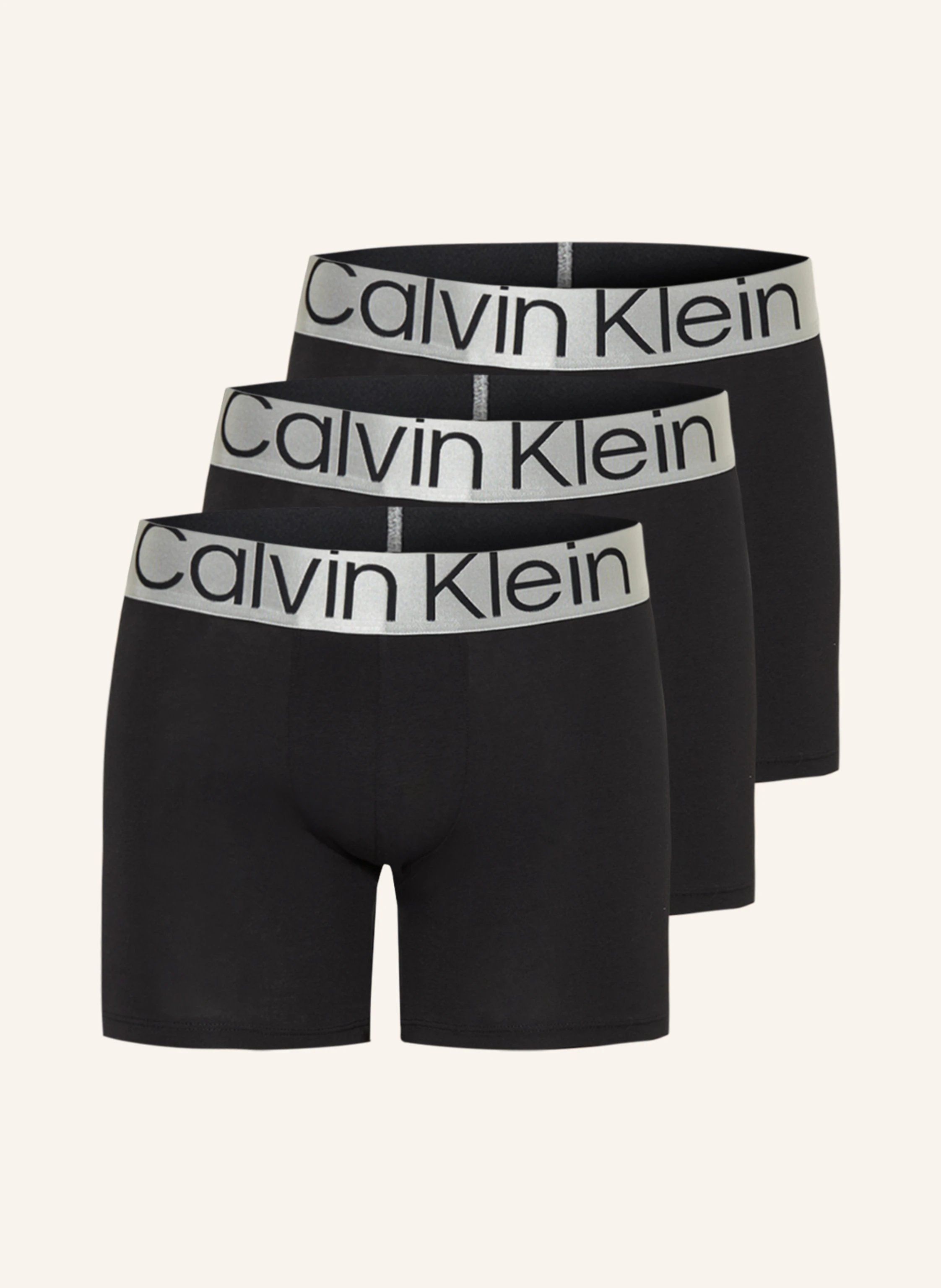 Calvin Klein 3er-Pack Boxershorts STEEL COTTON