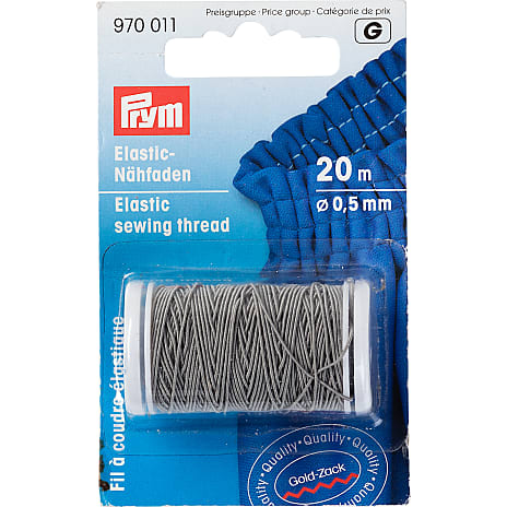 Elastiktråd 0,5mm - sort