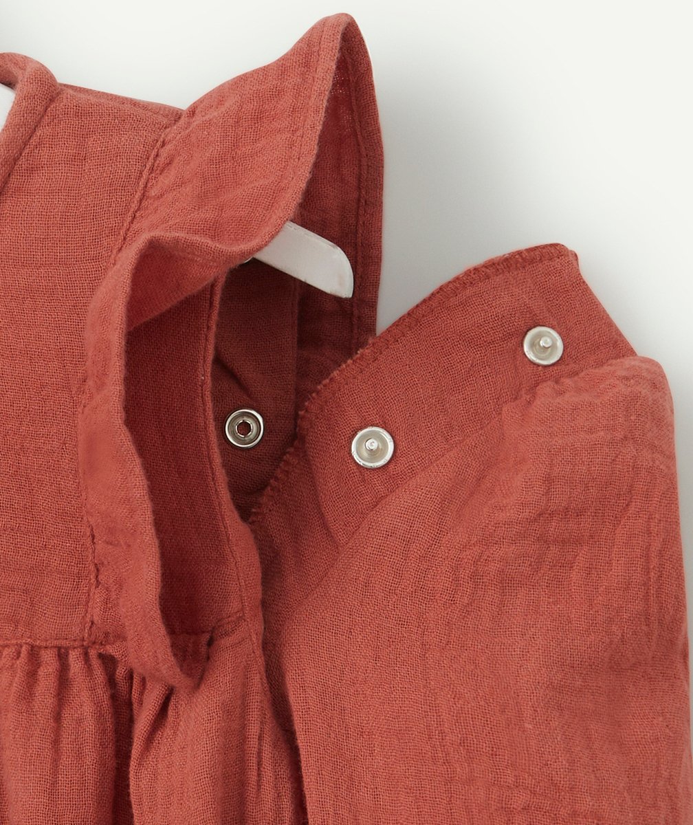ROBE ROUILLE ÉVOLUTIVE 4 EN 1 EN GAZE DE COTON