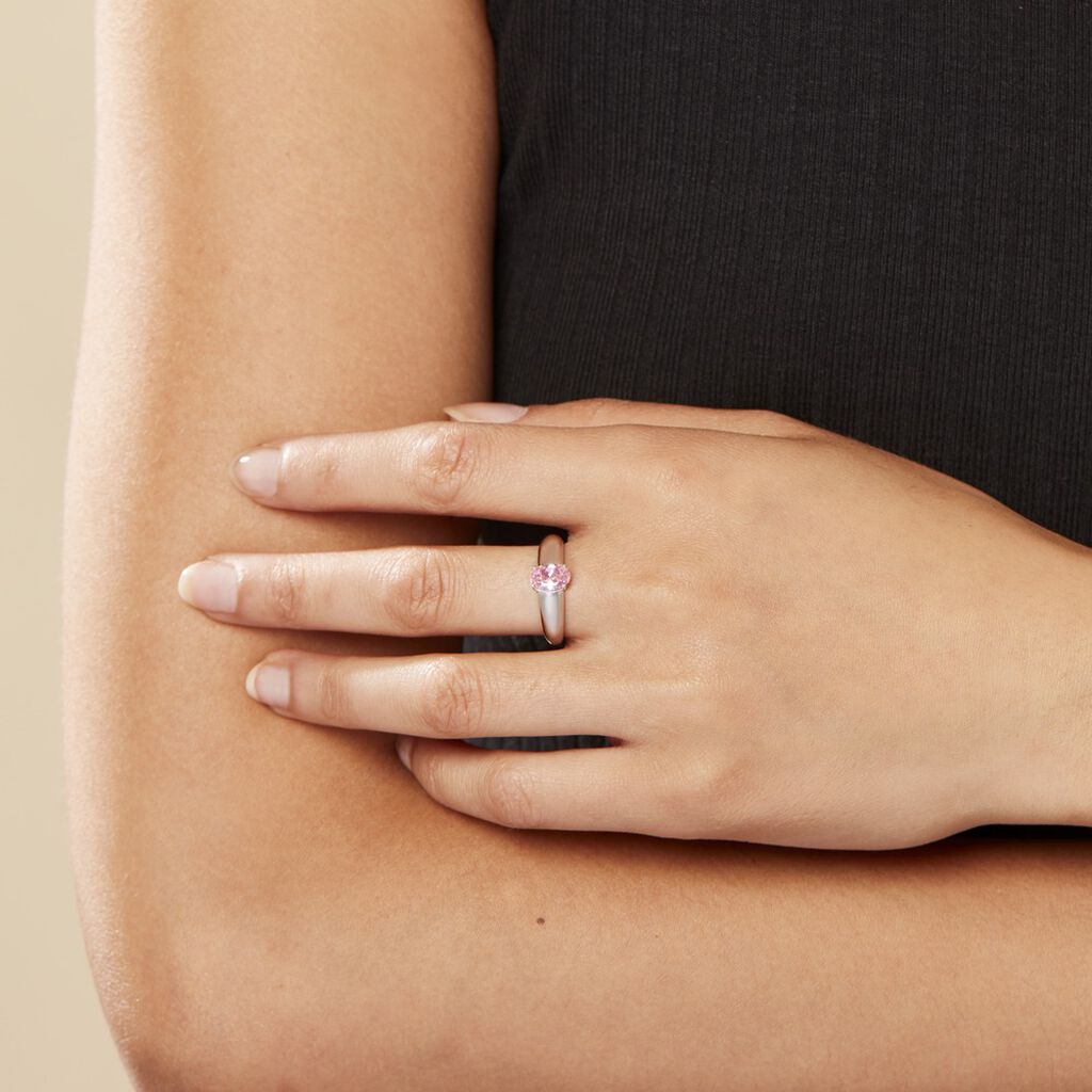 Bague Solitaire Antoinon Argent Oxyde De Zirconium