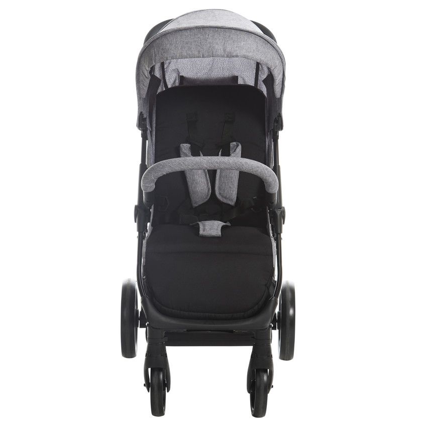 Poussette duo Essential avec siège-auto i-Size noir/gris - Ecru