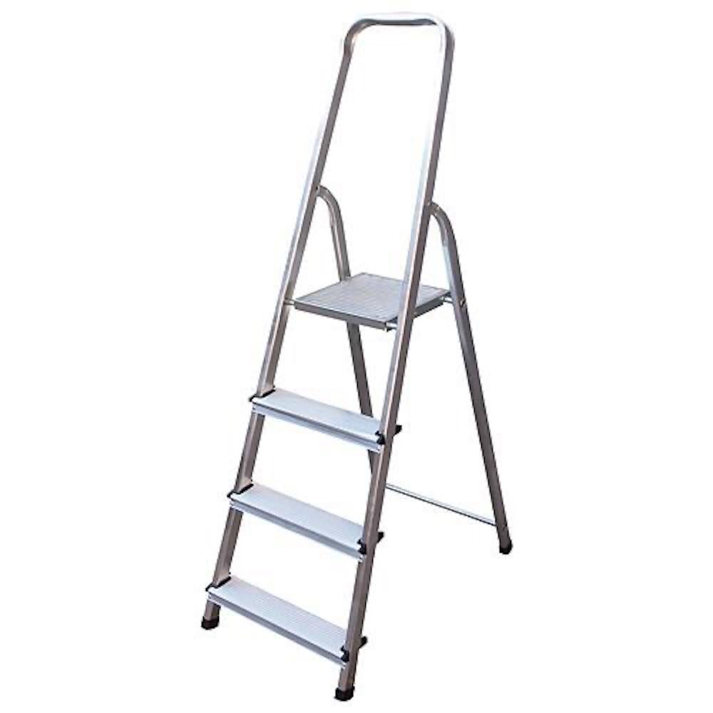 PROREGAL Metalen enkele giraf enkelzijdige aluminium trapladder 6 treden 191 cm hoge ladder Trapladder huishoudladder