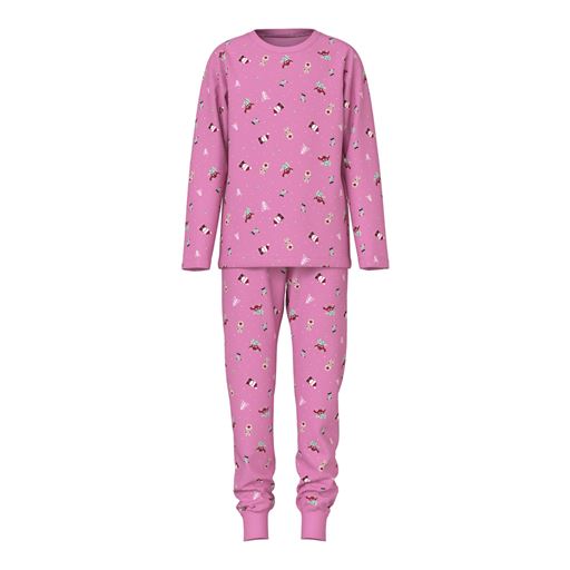 Name It Vismas Pyjamassæt, Fuchsia Pink, 134 cm