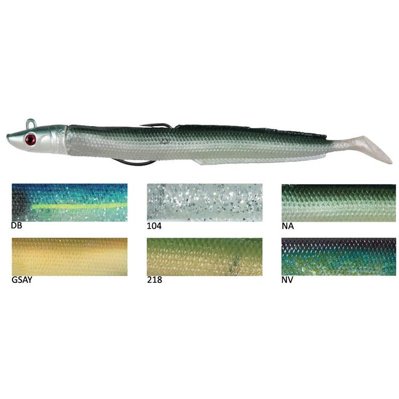 Leurre Souple Flashmer Blue Equille 15.5Cm