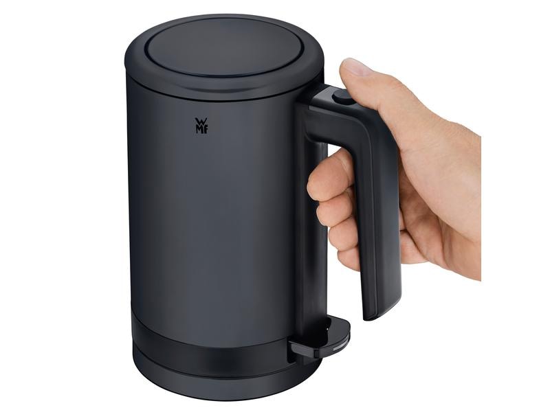 WMF Wasserkocher KÜCHENminis 0.8 l, Deep Black Wasserkocher mit 1800 W Leitung