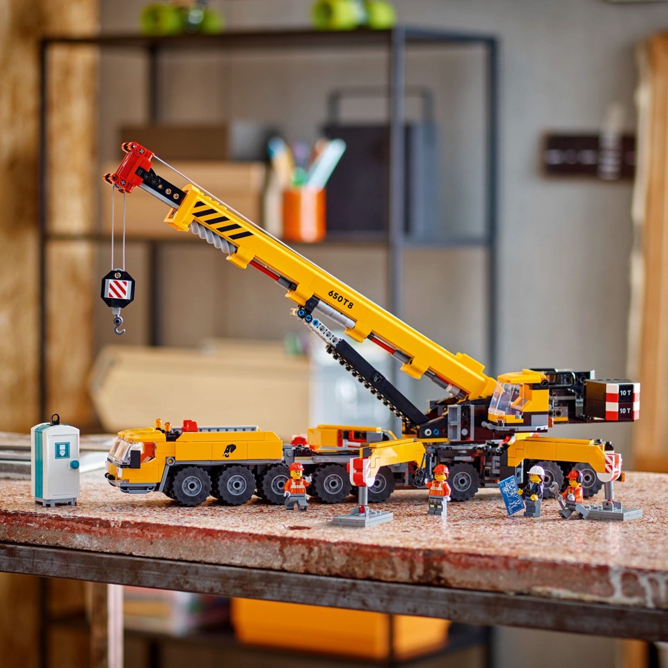LEGO City - Gul mobil byggekran (60409)