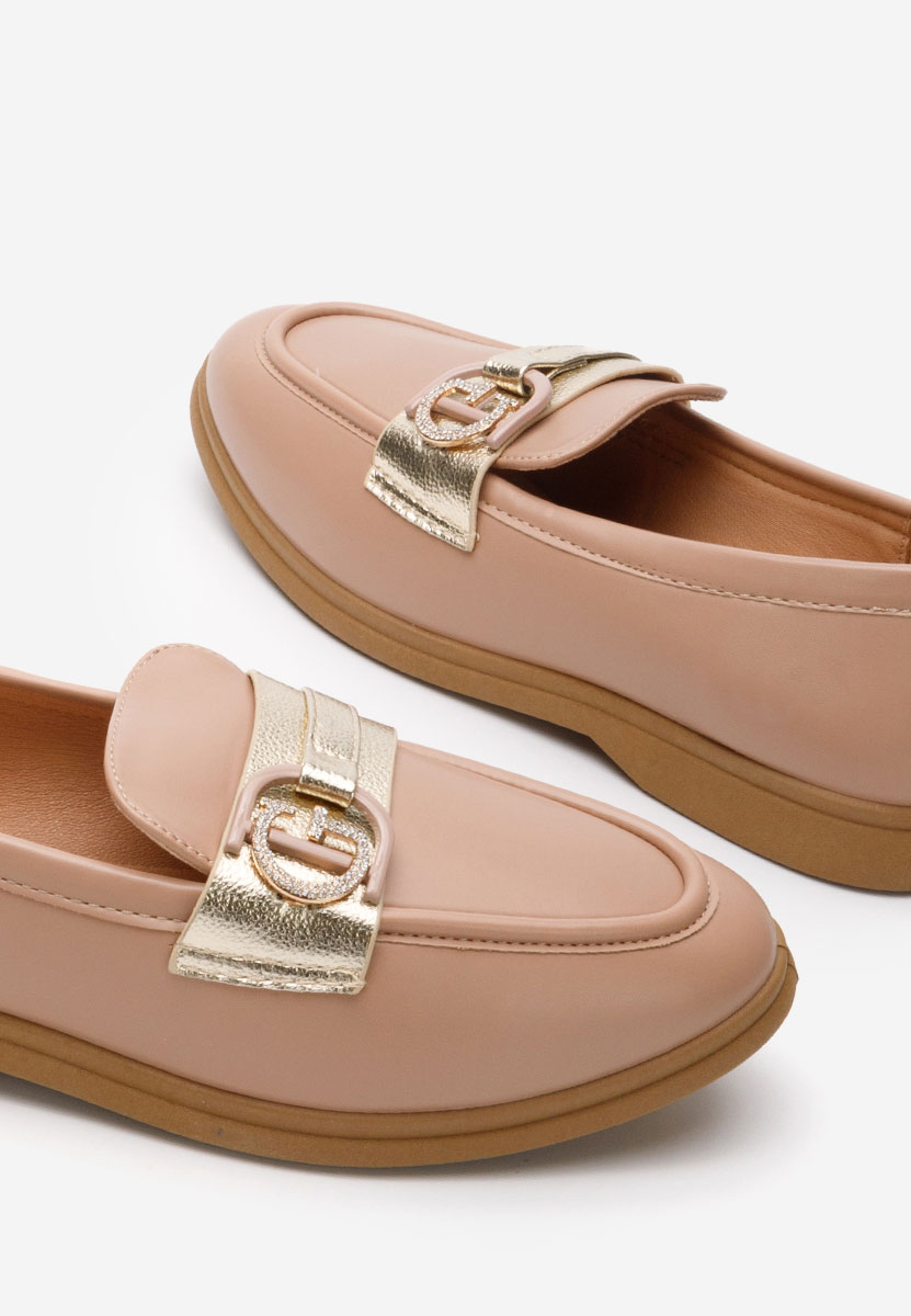Mocassins élégants femme kaki Garina