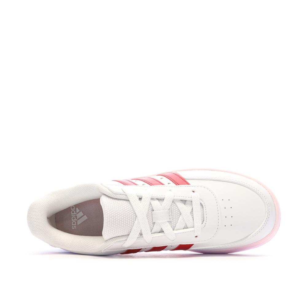 Adidas Baskets Rouges/Blanches Fille Adidas Breaknet 2.0