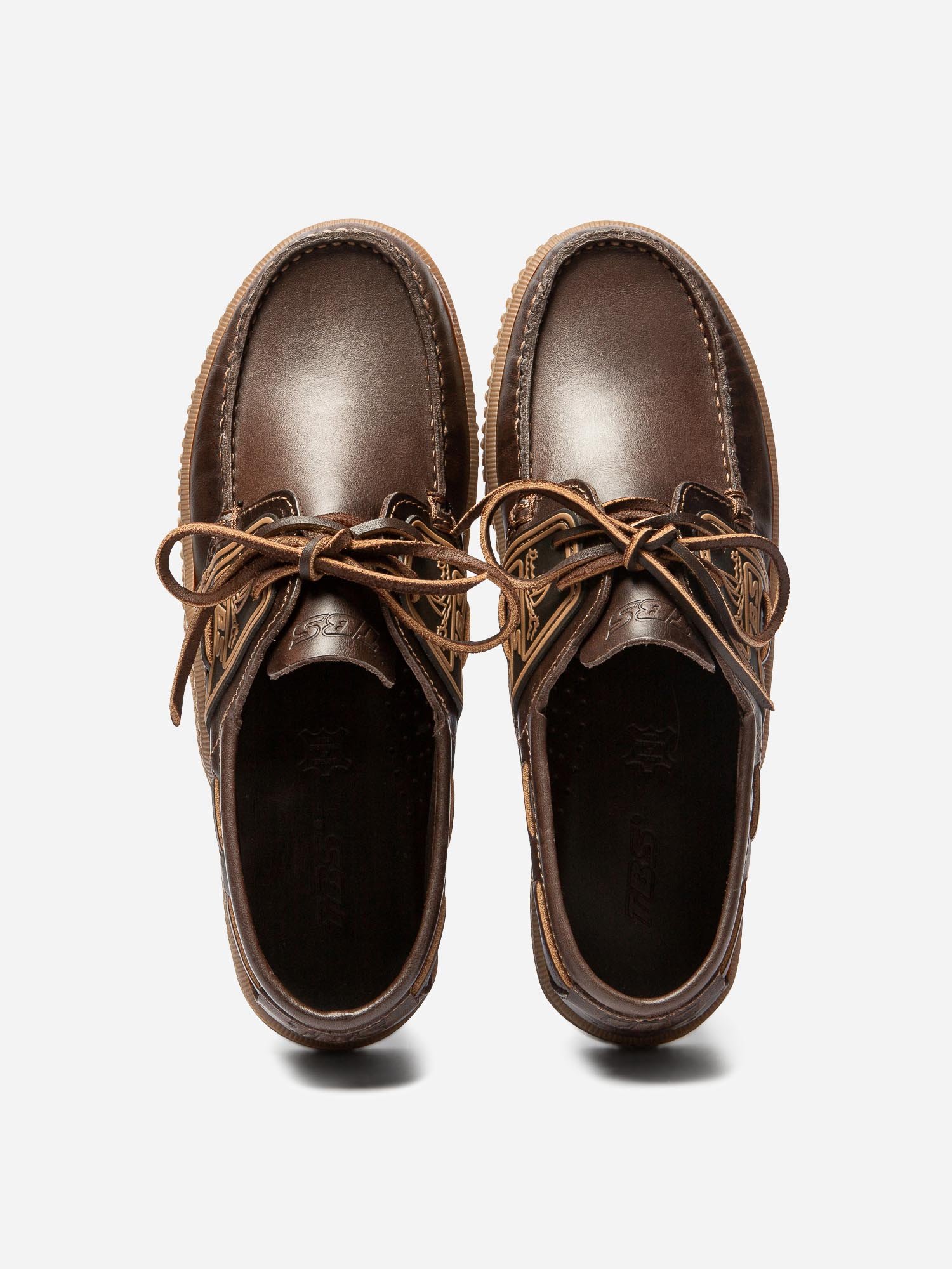 Chaussures Bateau Homme Semelle Grip Cuir Marron