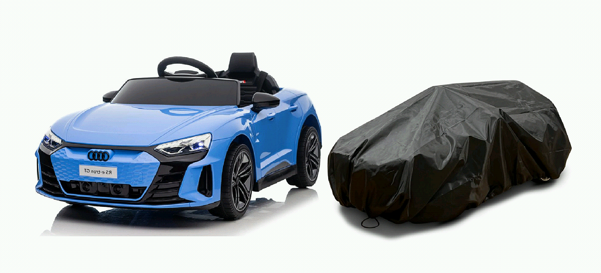 Azeno - Elbil - Audi E-Tron + Cover - Blå