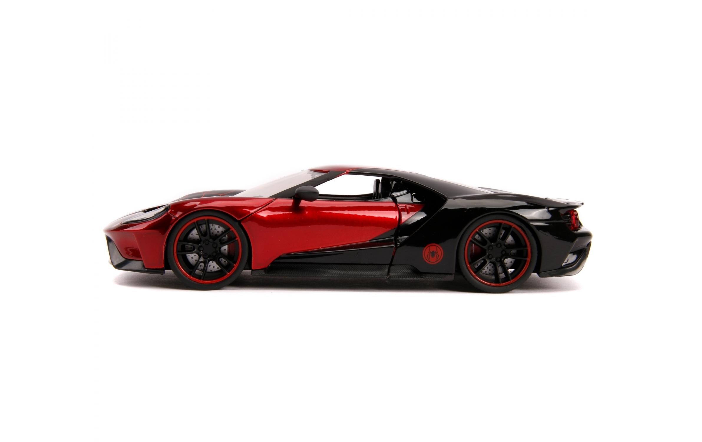Sportwagen Marvel Miles Morales 2017 Ford GT 1:24Miles Morales 2017 Ford GT Sammlermodell im Massstab 1:24