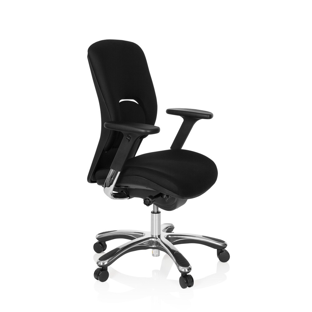 High End Bürostuhl VAPOR LUX BASE Stoff mit Armlehnen (höhenverstellbar) hjh OFFICE