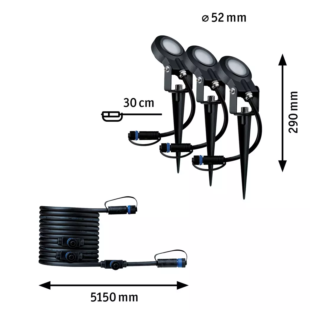 LED-Erdspieß Plug&Shine