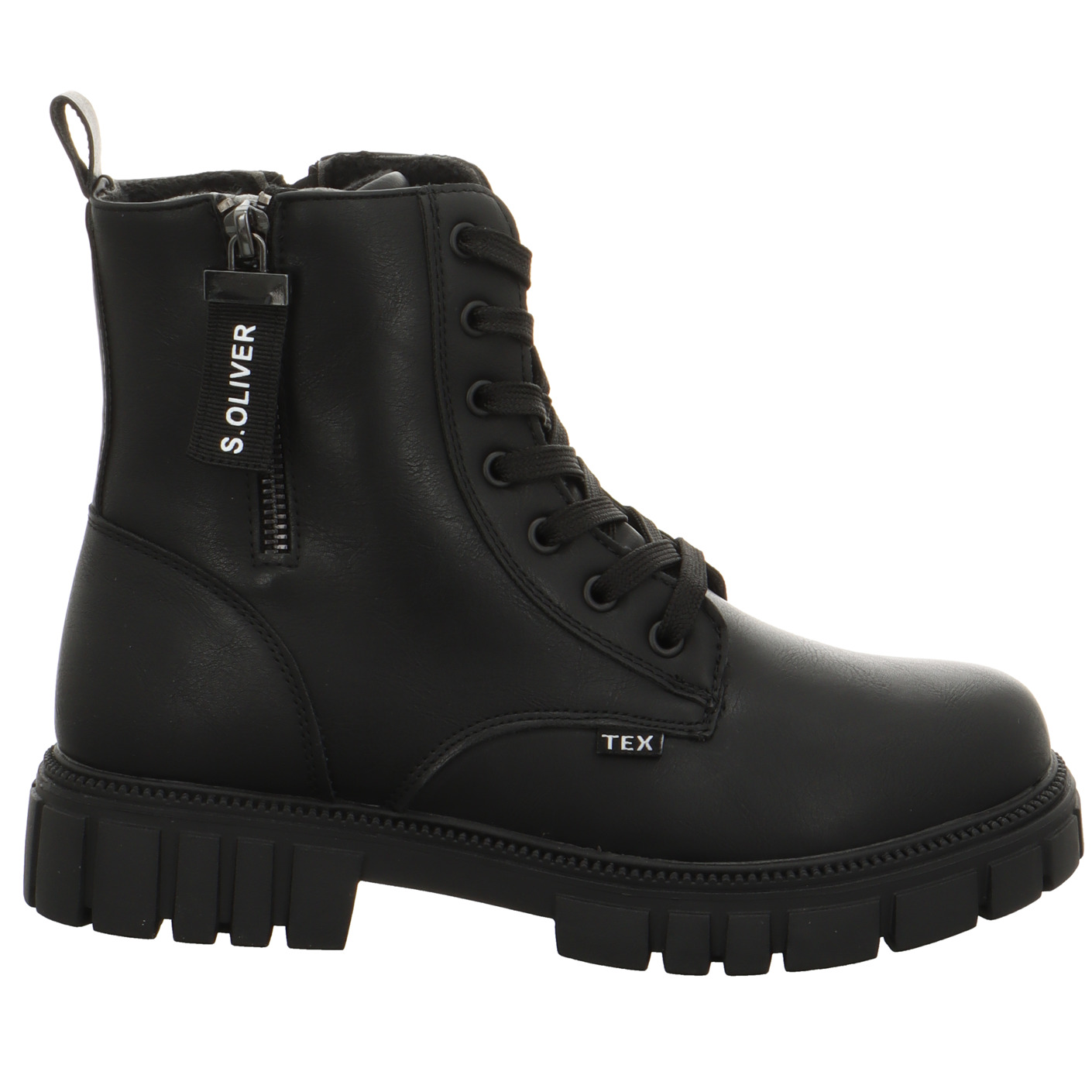Schnürboots schwarz