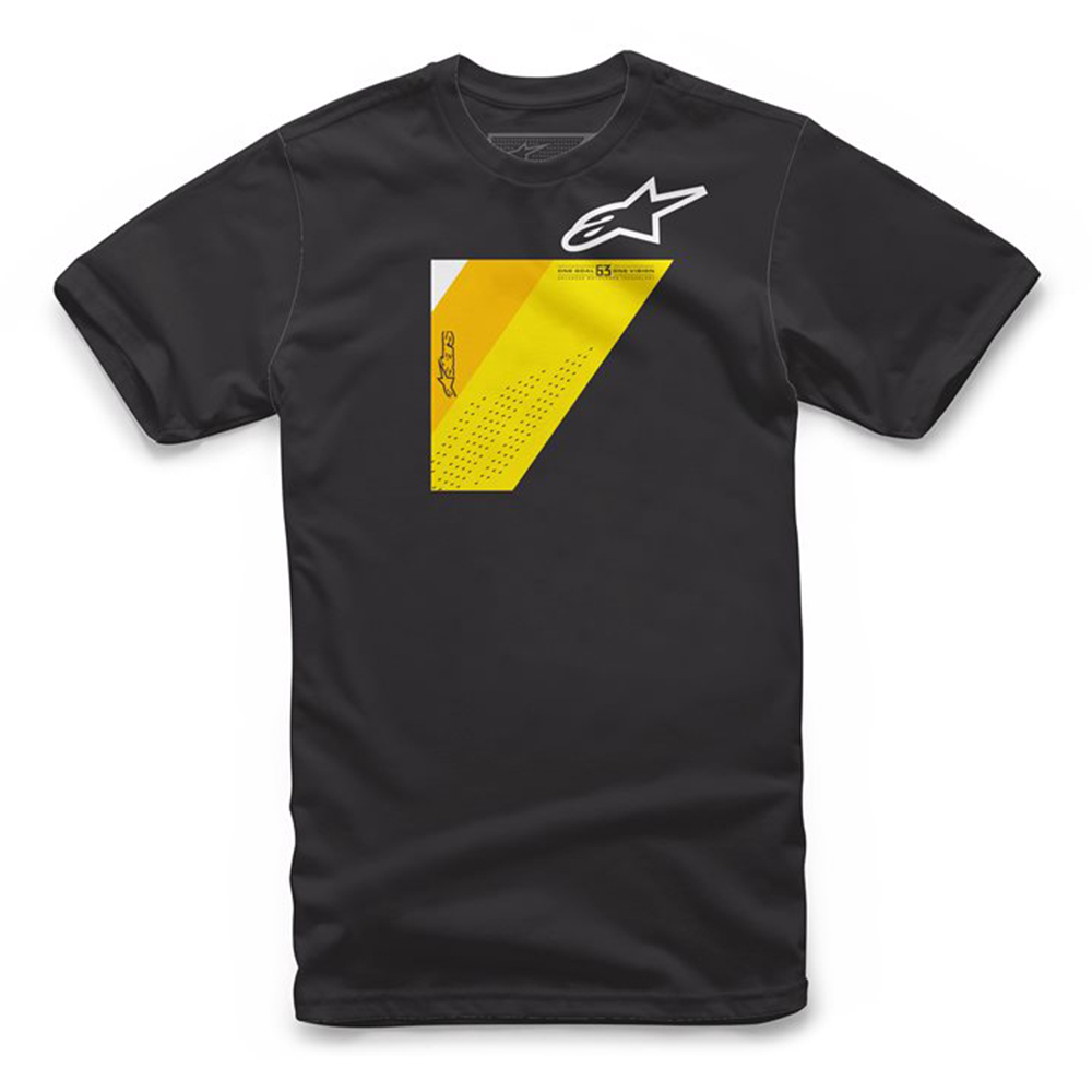Alpinestars - T-shirt Wedge Noir / Jaune