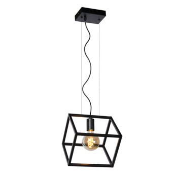 Lucide hanglamp Fabian zwart 20x25 cm (lxb)