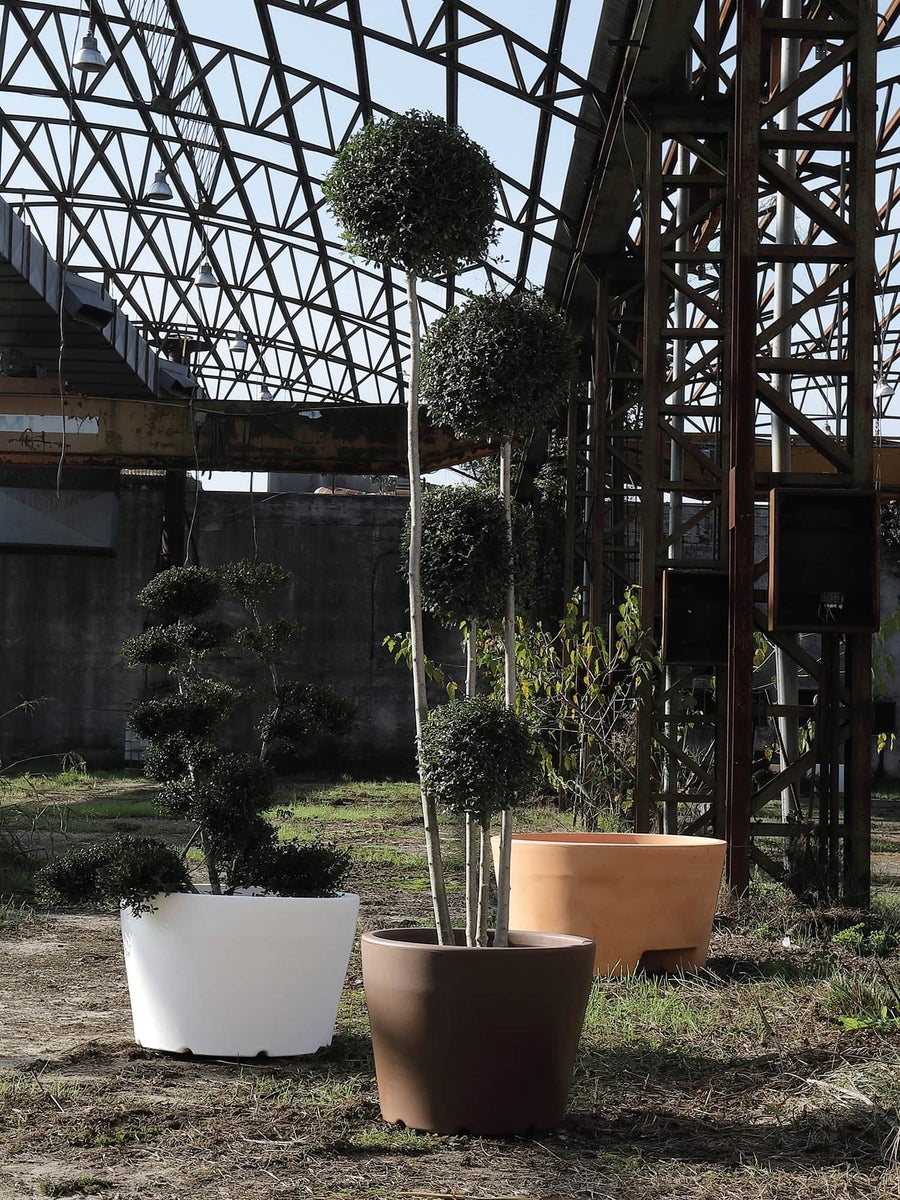COLO 63L plantenbak, 63cm diameter, 105L inhoud, antiek, plantenbak, plantenpot
