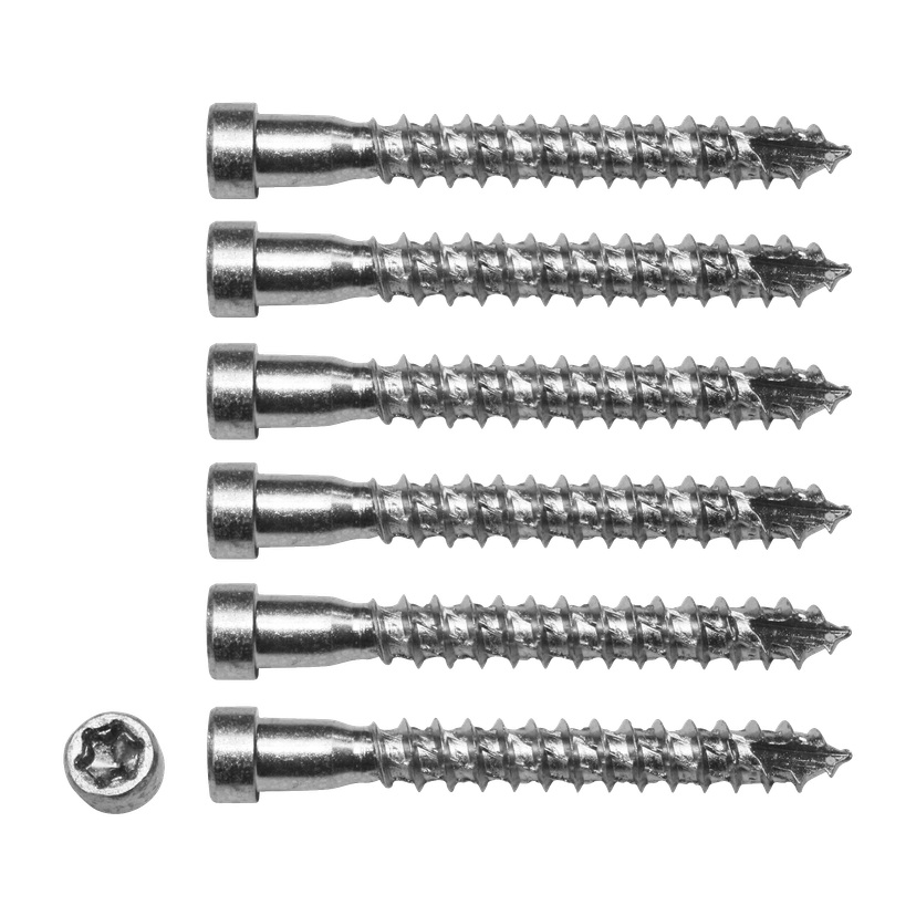 Karmhylseskruer 6-pk 8,0x65 mm