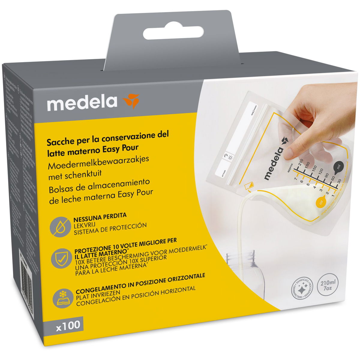 MedelaMedela   Easy Pour Muttermilchbeutel 100 Stück