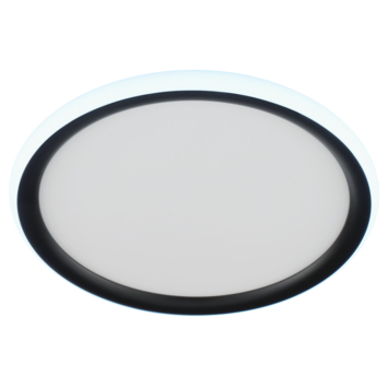 Brilliant LED plafondlamp Carloz zwart Ø30 cm