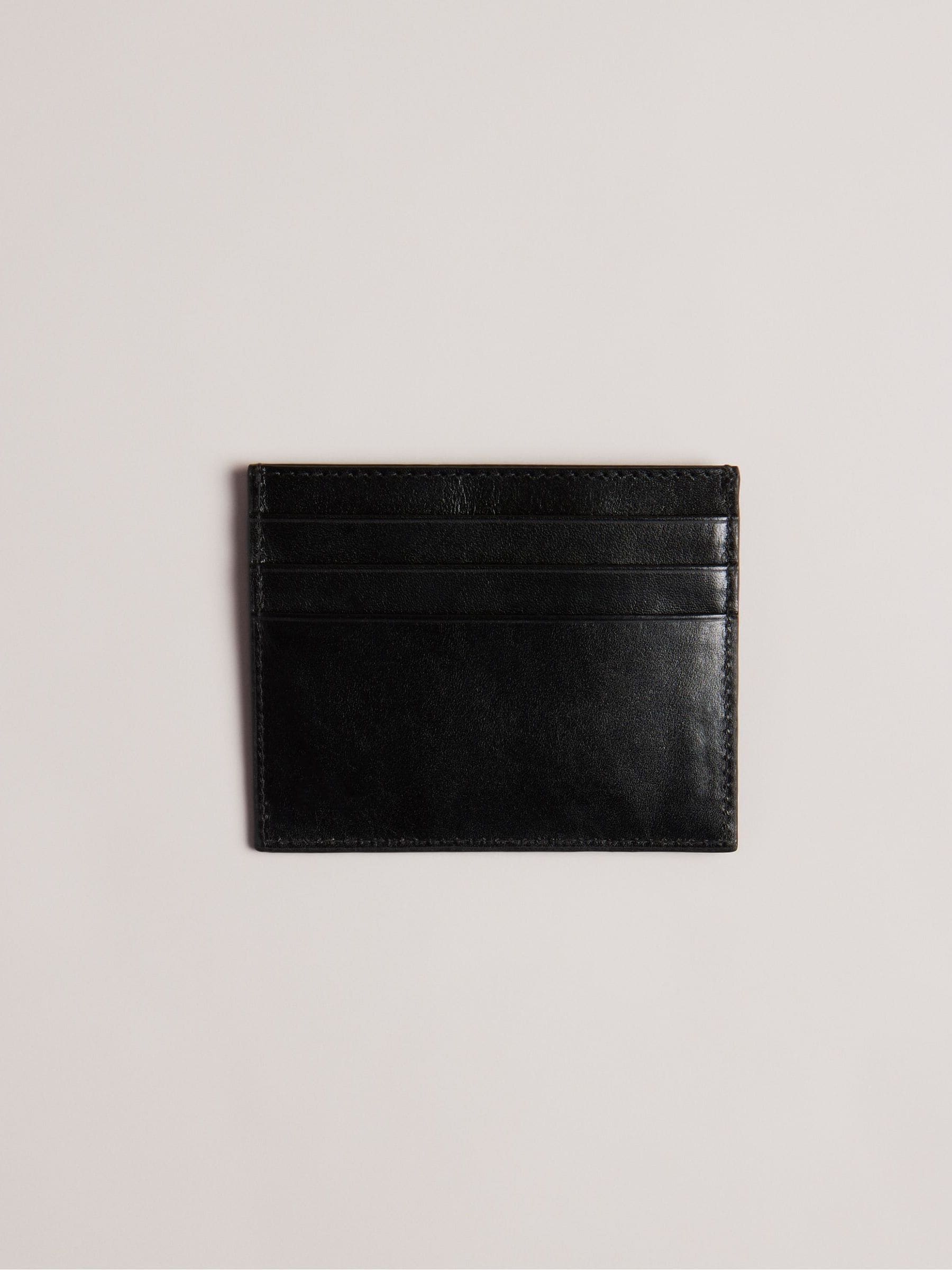 Ted Baker Raffle Embossed Corner Leather Card Holder