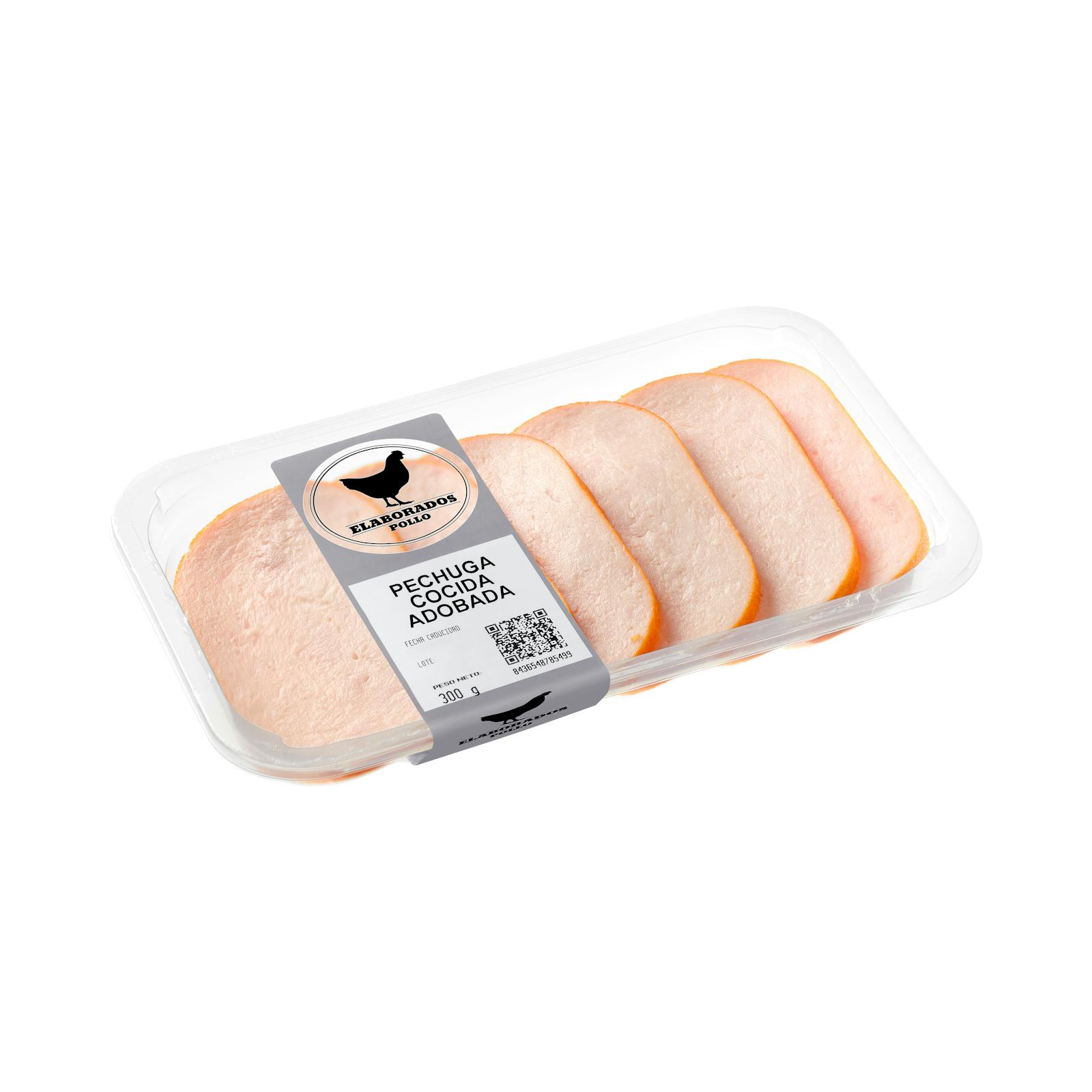 Filets de poitrine de poulet marinés cuits
