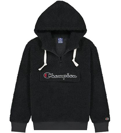 Champion Fashion H?ttetr?je - Plys - Half Zip-Up - Sort