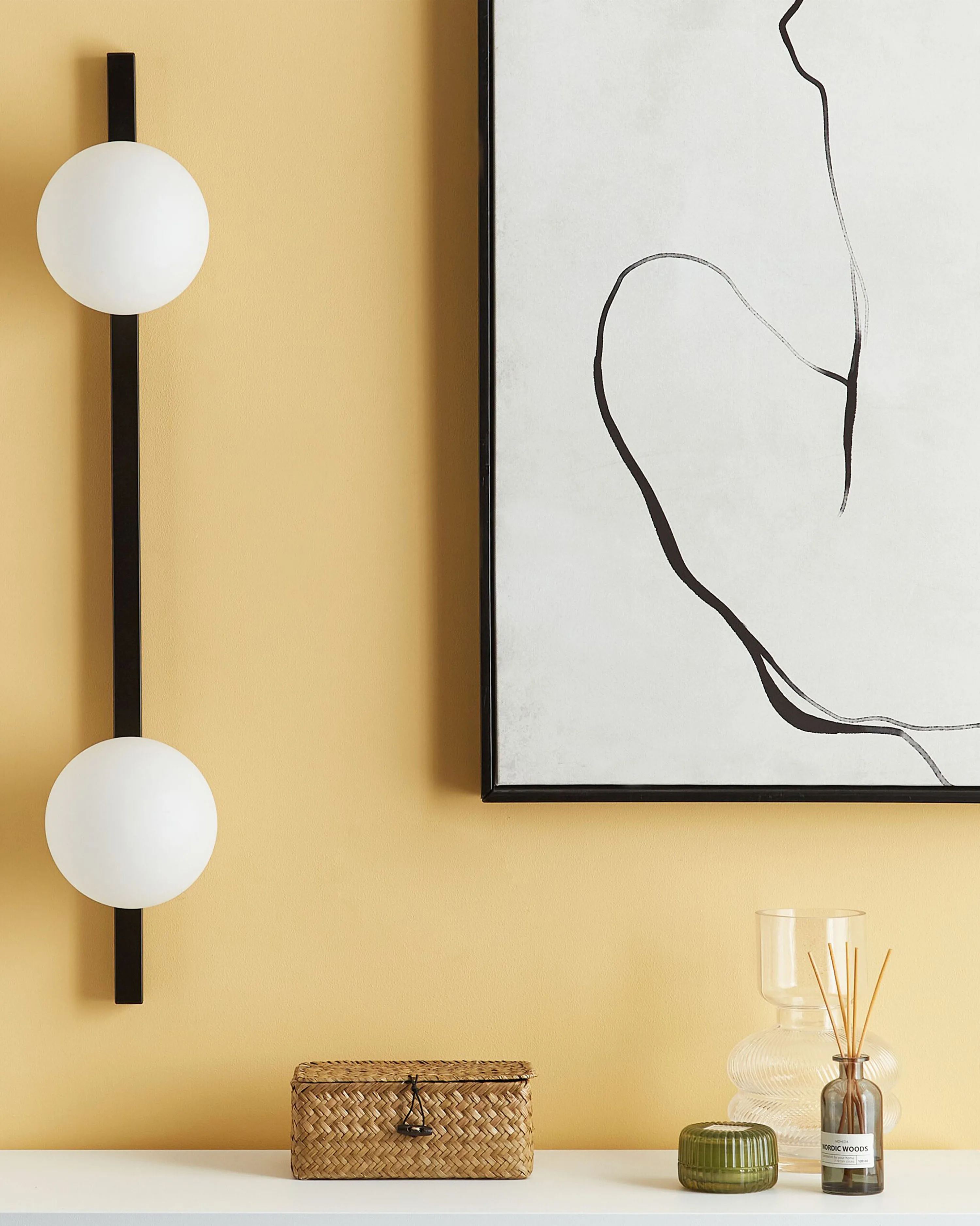 Wandlamp ISABELLA Metaal Zwart