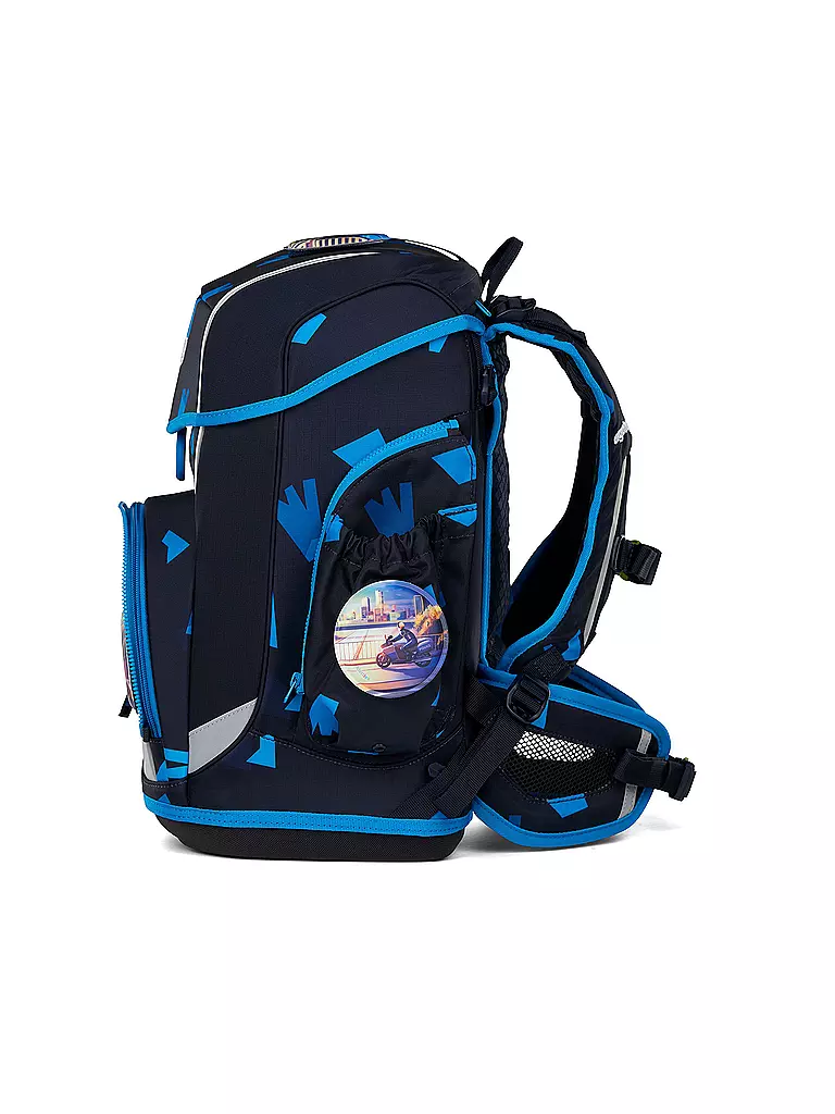 ERGOBAG Schultasche Set 5tlg CUBO LIGHT VerfolgBäerjagd schwarz
