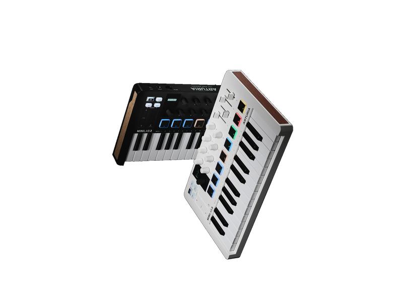 Arturia Keyboard Controller Minilab 3 Schwarz Universeller Controller zum Musizieren