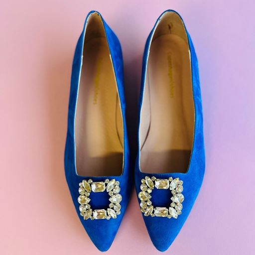 Copenhagen Shoes Fairytales Ballerinasko, Electric Blue, 36
