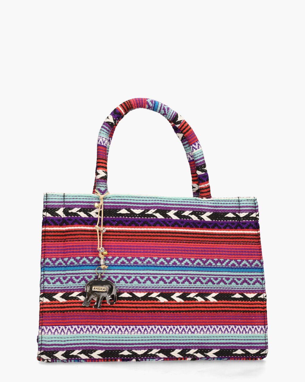 Anokhi Book Tote Small Multicolor Tas