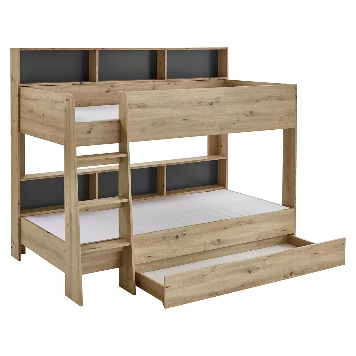 Etagenbett Surava 2x90x200 Artisan Eiche